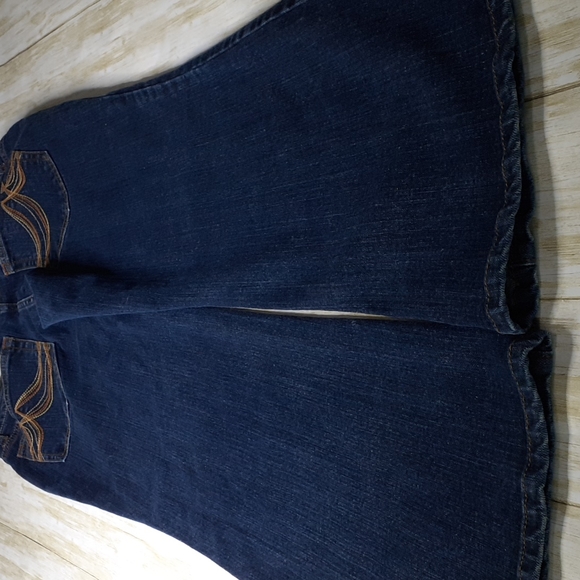DKNY Jeans Times Square Flare Blue Jeans Size 11 Petite - Picture 11 of 16